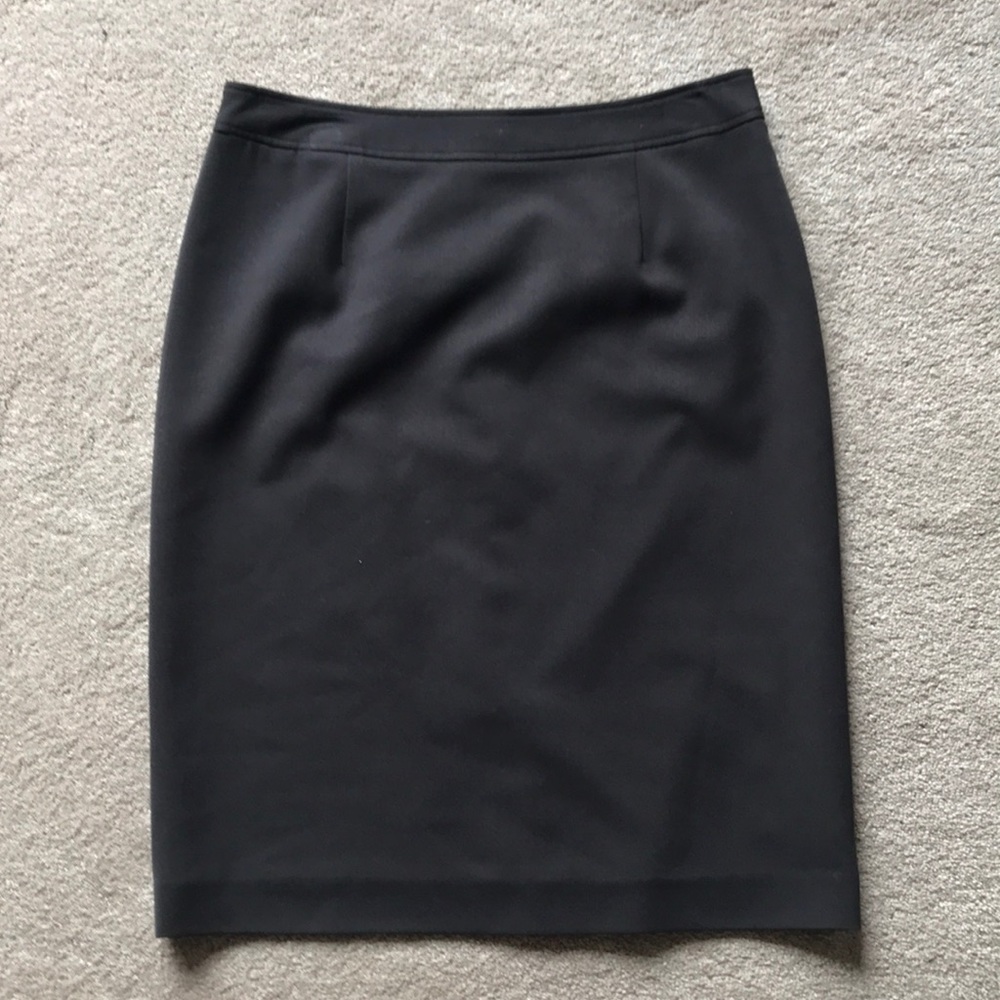 Brown pencil skirt